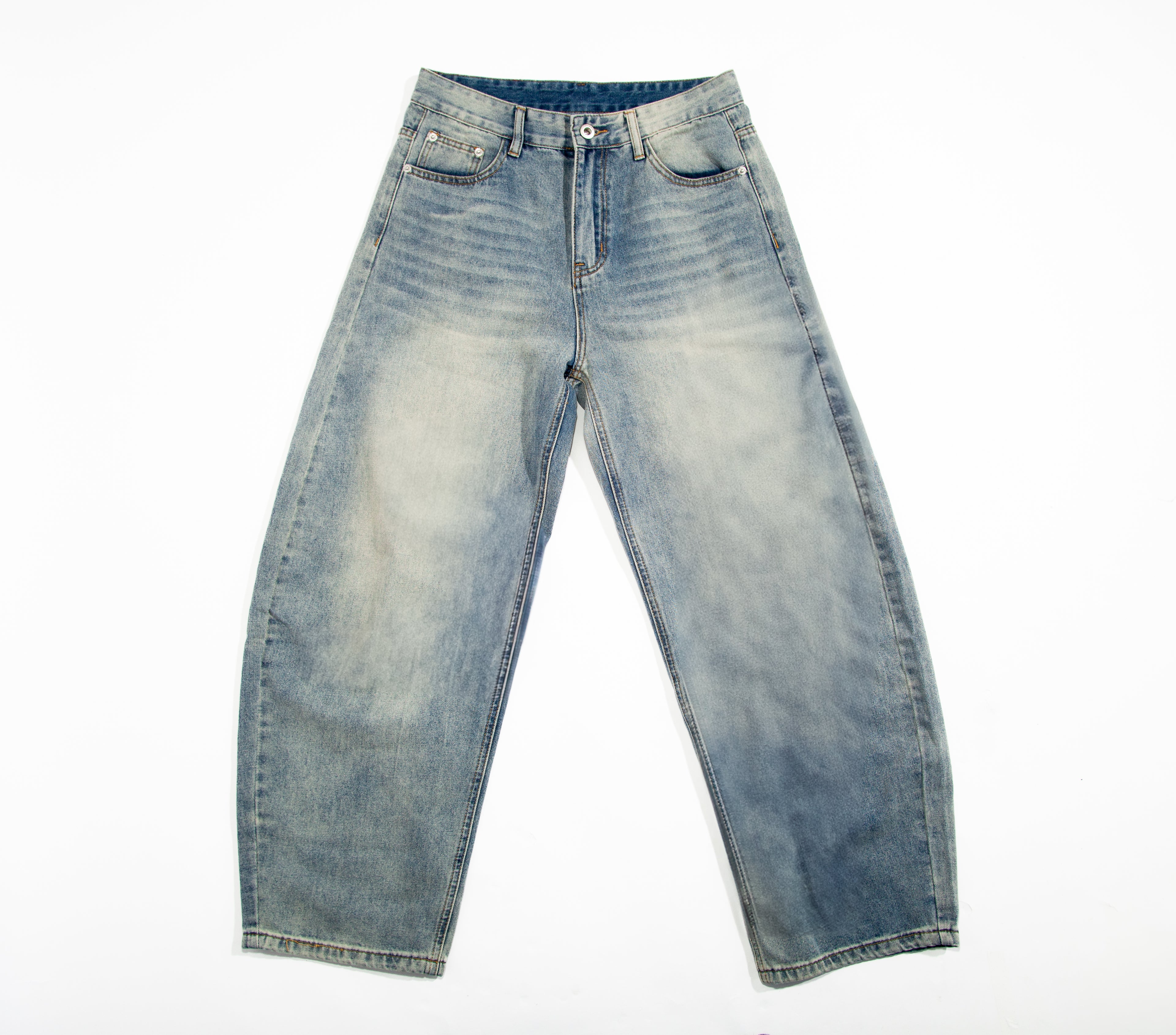 relaxed bootcut denim